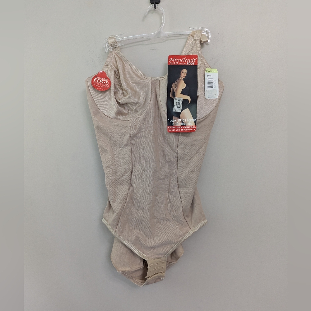 Miraclesuit Shapewear Body Briefer Bodysuit Girdle‎ 36B